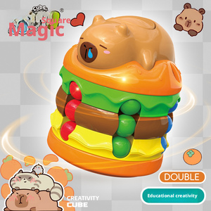 Juguete Giratorio Capybara Burger Cube Magic Bean, Spinner de Dedo con <span class=keywords><strong>Bola</strong></span> Giratoria - Herramienta Útil para Reducir el Estrés, Juguete Educativo para - Product Image 4