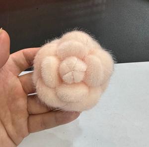 <span class=keywords><strong>XG</strong></span> Haut de gamme, ensemble de broches corsage en cuir PU, style 'Petit Vent Parfumé', bijoux fleur de camélia pour enfants avec épingles - Product Image 5