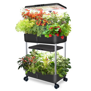 Sistema di Coltivazione Idroponica con Serbatoio d'Acqua, Giardino Intelligente da Interno con Luci LED <span class=keywords><strong>per</strong></span> la Crescita di Verdure, Frutta e Fiori - Product Image 1