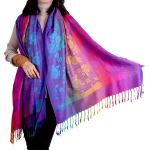 Cheap Price Winter Shawl With Tassels Hot Sale Double Size Shawl With Sleeves For Women High Quality Pashmina Shawl In Stock