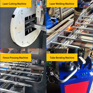 Clôture en acier galvanisé ou en aluminium, finition noire thermolaquée, pour villa, balcons, pelouses, treillis durable - Product Image 4