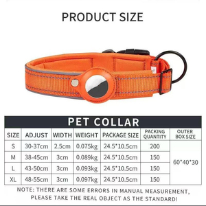 Collar <span class=keywords><strong>de</strong></span> Nailon Colorido para <span class=keywords><strong>Perros</strong></span> y Gatos con Airtag, Venta al Por Mayor |   Rastreador GPS con Tira Reflectante, Seguro y Antipérdida para <span class=keywords><strong>Perros</strong></span> Medianos a Grandes - Product Image 4