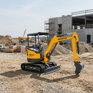 Mini-excavatrice sur chenilles hydraulique neuve de 2,6 tonnes SE26SR, puissante et compacte, prix d'usine compétitif - Product Image 1
