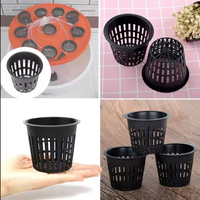 Outil de culture hydroponique à domicile, serre, jardin, culture sans terre, pot en maille pour plantes et légumes, pot en plastique efficace pour la culture