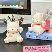 Porte-stylo mignon et original, décoration de bureau, cadeau d'anniversaire pratique pour la stabilité émotionnelle