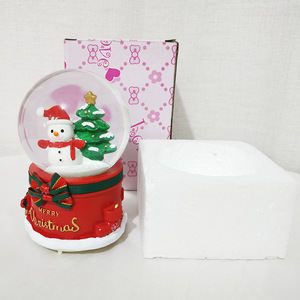 Venta caliente de fábrica Regalo de Navidad Romance Adolescente Copos de nieve luminosos Santa Claus Bola de cristal Caja DE <span class=keywords><strong>MÚSICA</strong></span> - Product Image 5