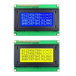 Waiken 2.7 Inch 16x4 <strong>Character</strong> STN Blue/Yellow-Green Monochrome <strong>LCD</strong> <strong>Module</strong> 80x32 SPI Interface Low Power Fast Response SPLC780C - Product Image 1