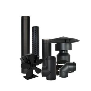 Tuyau de cheminée en acier inoxydable à angle de 90 degrés, à paroi simple, <span class=keywords><strong>pour</strong></span> accessoires de poêle et de cheminée - Product Image 3