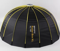 Triopo KL-85cm KL-105cm KL-120cm Diffuseur de beauté pliable rapide avec fixation Bowens argentée pour studio photo