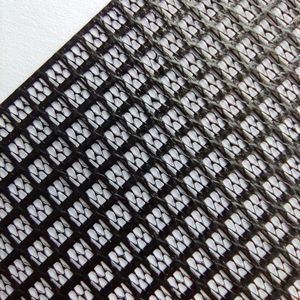 Haute déchirure et anti-UV noir PVC enduit polyester maille tissu ombre pour <span class=keywords><strong>bateau</strong></span> crème solaire/rideaux <span class=keywords><strong>de</strong></span> confidentialité - Product Image 3