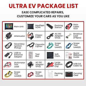 เครื่องมือสแกน Maxisys Ultra Ev รองรับรถยนต์ไฟฟ้า Tesla/VW, ควบคุมแบบสองทิศทาง, รองรับรถยนต์มากกว่า 10,000 รุ่น ถึงปี 2025 แม็กซิซิส อัลตร้า อีวี - Product Image 3