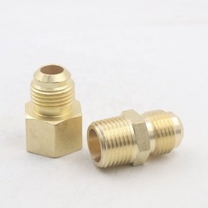 Raccord en laiton forgé à embout évasé avec tête hexagonale pour liquide basse pression, tailles de tube 1/8\", 1/4\", 1/<span class=keywords><strong>2</strong></span>\", 3/8\", personnalisable - Product Image 6