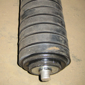 OEM ODM High Quality <strong>Rubber</strong> Buffer <strong>Roller</strong> Impact Idler <strong>Roller</strong> For Belt Conveyor - Product Image 3