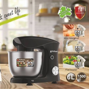 Robot pâtissier électrique professionnel Hoffmans 1500W 220V, capacité 6L, pour la préparation des pâtes et la cuisine quotidienne en Afrique - Product Image 3