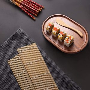 Máquina de rodillos para hacer <span class=keywords><strong>Sushi</strong></span> DIY de 10 piezas, alfombrilla de silicona para <span class=keywords><strong>Sushi</strong></span> y esparcidor de <span class=keywords><strong>Sushi</strong></span> para principiantes, herramientas de <span class=keywords><strong>Sushi</strong></span> caseras - Product Image 6
