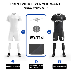 Elite Grade EXON Custom Classic Rood Voetbalshirt voor Fans en Supporters - Product Image 3