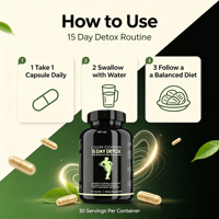 Capsules de nettoyage du côlon de 15 jours, 30 unités pour adultes - Soutien digestif et intestinal, amélioration de l'immunité et de la gestion de l'énergie