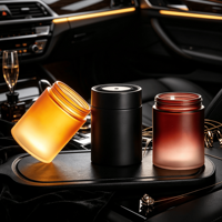 En Stock, Botella de Ambientador para Auto de 100ml/200ml, Color Negro Mate, Azul, Rojo, Naranja, Difusor de Perfume para Auto, Gel Aromatizante con Tapa Difusora