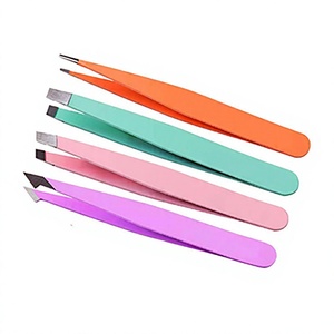 Pince à épiler de précision ergonomique en acier inoxydable de qualité durable ASAP pour sourcils et poils incarnés - Product Image 1