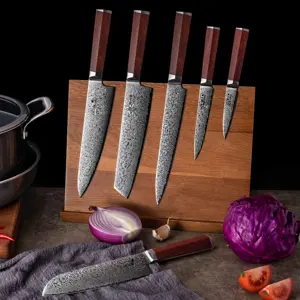 DTYT Damaskus Küchenmesser 6 Stück Messer Set Küchengeräte Küchenchef Messer Set