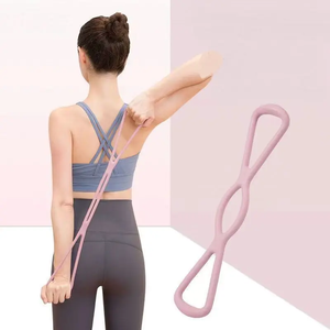 Tùy chỉnh tập thể dục Yoga kháng ban nhạc hình 8 tập thể dục dây thiết bị tập thể dục chân kháng vành đai - Product Image 1