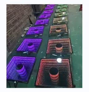ステージスクリーンタイルパネルフロアライトダンスディスプレイLEDビデオ中国磁気ライトスクリーン広州LEDフロアスクリーン