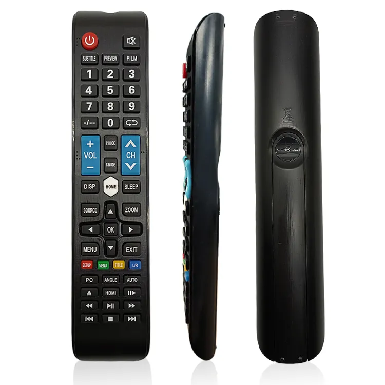 Grosir Remote Control Tv nirkabel Universal pengendali pintar pengganti untuk Samsung Hdtv Led Smart Tv Digital hitam