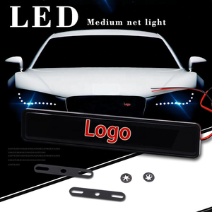 Lumière décorative de voiture, système d'éclairage automobile modifié, logo de voiture personnalisé, lampe de calandre moyenne, emblème de calandre de voiture, calandre avant LED - Product Image 4