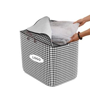 <b>Large</b> Capacity Clothes Bag Non Woven Foldable Home Use Blank Storage Organizer <b>Bin</b> for Sale - Product Image 2