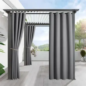 Wholesale patio curtains outdoor waterproof,Outdoor curtains for patio waterproof//