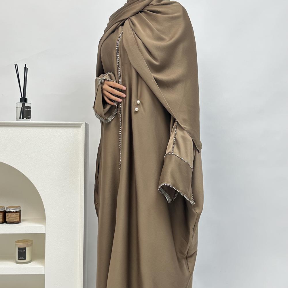 Timeless Elegance: Quality leather hijab dress for Global Buyers