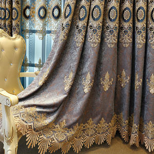 <strong>Thick</strong> Luxury Embroidery <strong>Curtains</strong> for the Living Room Blackout <strong>Curtain</strong> Set <strong>Voile</strong> for Home Window Decor <strong>Curtain</strong> Drapes Fabric - Product Image 2