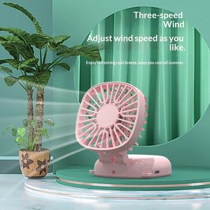 Ventilador Pequeño Plegable con Logotipo Personalizado al por Mayor, Ventilador Pequeño de Escritorio Portátil con Carga USB, Regalo - Product Image 6