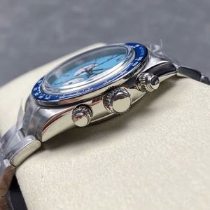 Reloj Mecánico Automático de Lujo para Hombre, Color Azul Medianoche, Personalizado, Deportivo, Cronógrafo, con Reserva de Marcha - Product Image 6