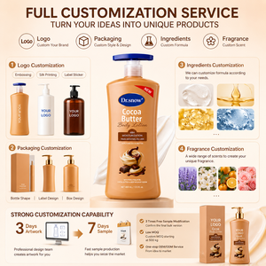 Crème hydratante pour le corps à la vitamine E Dr. Snow, soin éclaircissant au beurre de cacao pour femme, personnalisation rapide - Product Image 6