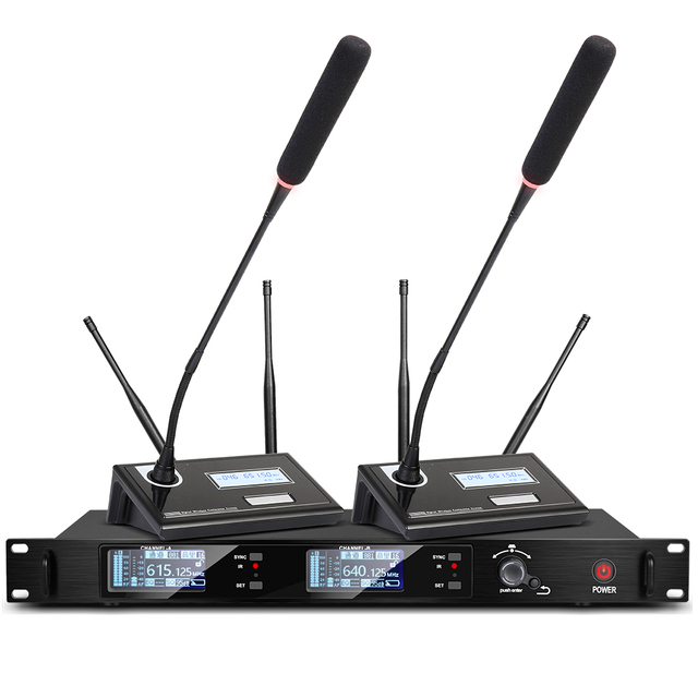Biner DR80A Professional Desktop Uhf Wireless Condenser Conference Microphone for Conference System