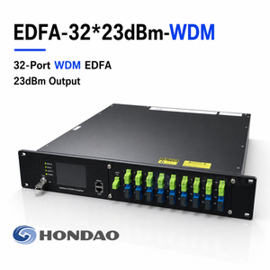 Amplificateur optique WDM EDFA 32 ports 23dBm 1550nm CATV PON FTTH Réseau RJ45 Configuration personnalisée - Product Image 3