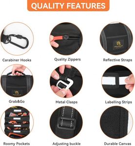 Free sample Hot Selling Easy Carrying Large Wrench <b>Roll</b> Handy Small <b>Tools</b> Tote Carrier Foldable <b>Tool</b> Organizer <b>Tool</b> <b>Roll</b> up Bag - Product Image 3