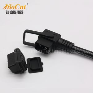 2 + 4 Pin bakır temas IP68 naylon lityum pil elektrikli araç şarj soketli konnektör 30A/60A şarj boşaltma tak - Product Image 6