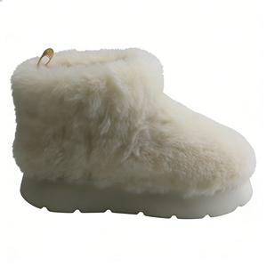 Stivali da Neve in Finta Pelliccia per <span class=keywords><strong>Donna</strong></span>, Design Peluche su Tutta la Superficie, Scarpe Invernali Calde e Comode, Logo e Stile Personalizzabili, Vendita all'Ingrosso OEM/ODM - Product Image 3