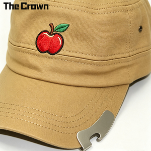 Custom Logo <b>Flat</b> Top Cadet Cap Wholesale Bulk <b>Flat</b> Embroidery <b>Hat</b> with Bottle Opener Manufacturer - Product Image 3