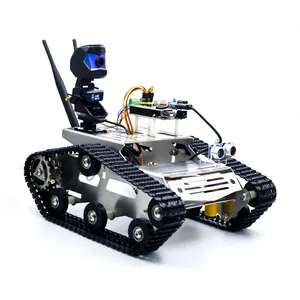 Kol araç robotik kamera ile kablosuz Wifi manipülatör Robot araba eğitim kiti öğretici Arduino IDE ile uyumlu