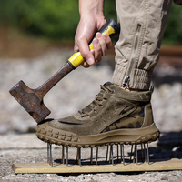 Nouvelles Chaussures de Sécurité pour Hommes 2023, Baskets de Travail Robustes, Anti-Perforation avec Embout en Acier