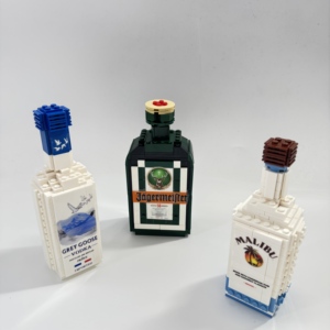 Sáng Tạo mô phỏng Whisky chai xây dựng khối thiết lập để lắp ráp đồ chơi và bộ sưu tập - Product Image 5