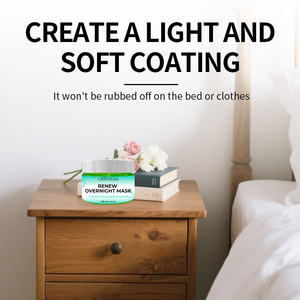 Mascarilla Nocturna de <span class=keywords><strong>Aloe</strong></span> Vera y Té Verde - Gel Nocturno Calmante e Hidratante con Beneficios Revitalizantes para una Piel Calmada, Tersa y Refrescada - Product Image 4