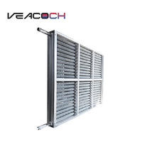 Condensador de Refrigeración con Aletas de Aluminio y Tubo de Acero Inoxidable de 3/8'', Alta Eficiencia para Aire Acondicionado Comercial e Industrial