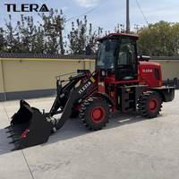 1.2 Ton 1.5 Ton Wheel Loader Kecil Mini Payloader dengan Bucket untuk Perawatan Pertanian dan Transportasi Material