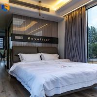 Personnalisé 20 pieds 40 pieds Maisons modulaires résidentielles préfabriquées Structure en acier résistant aux ouragans Trois chambres Capsule Apple de luxe