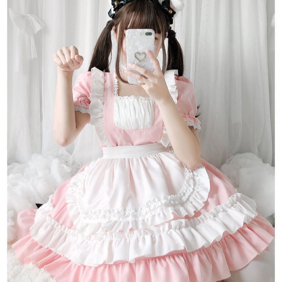 Anime Cosplay Halloween Party - Kawaii Maid Dress Outfit