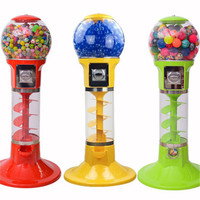 Distributeurs automatiques de capsules de jouets en anglais, fonctionnant avec des pièces et des jetons en plastique, pour les centres de jeux, âge > 6 ans
